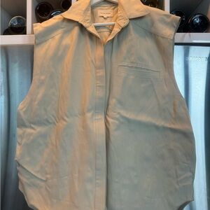 Loulou Studio Beige Sleeveless Top